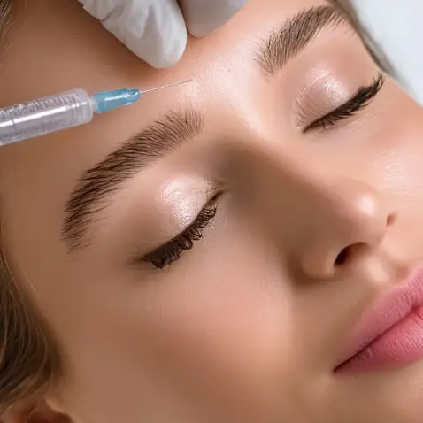 full-circle-aesthtics-woman-getting-botox-injection-in-her-elevens